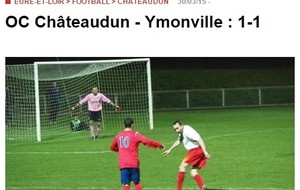 Article complet Châteaudun-Ymonville dans la presse locale en PH