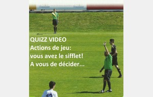 Actions de jeu en video - Prenez la place de l'arbitre... quelles décisions prendre?