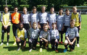 L'équipe des U15 face à Châteauneuf en Thymerais