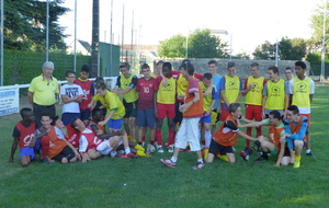 Bravo les U15! En mode détente avant les vacances...