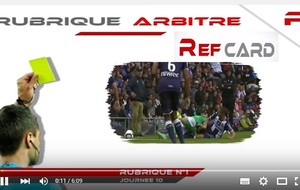 La rubrique arbitre n°1 - 10e journée de Ligue 1   REFCARD