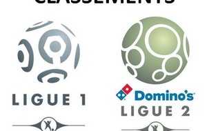 Classements Ligue 1 et Domino's Ligue 2