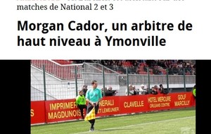 Article ECHO Républicain du 07/08/2019 et désignations en National pour Morgan 