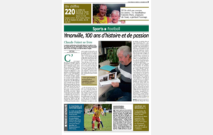 L'Histoire d'Ymonville par son Président Claude FOIRET_ article dans la presse locale