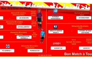 Agenda de nos Arbitres 